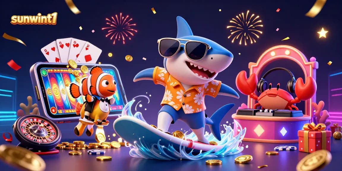 Experience the vibrant casino world with sunwint1 featuring dynamic characters and colorful gaming elements for interactive fun.