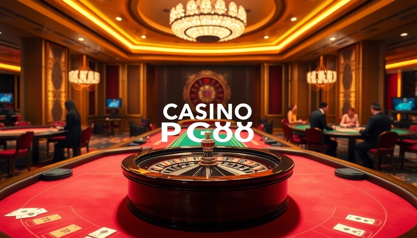 Experience thrilling gameplay at Casino PG88 with high-stakes Baccarat and Roulette action.