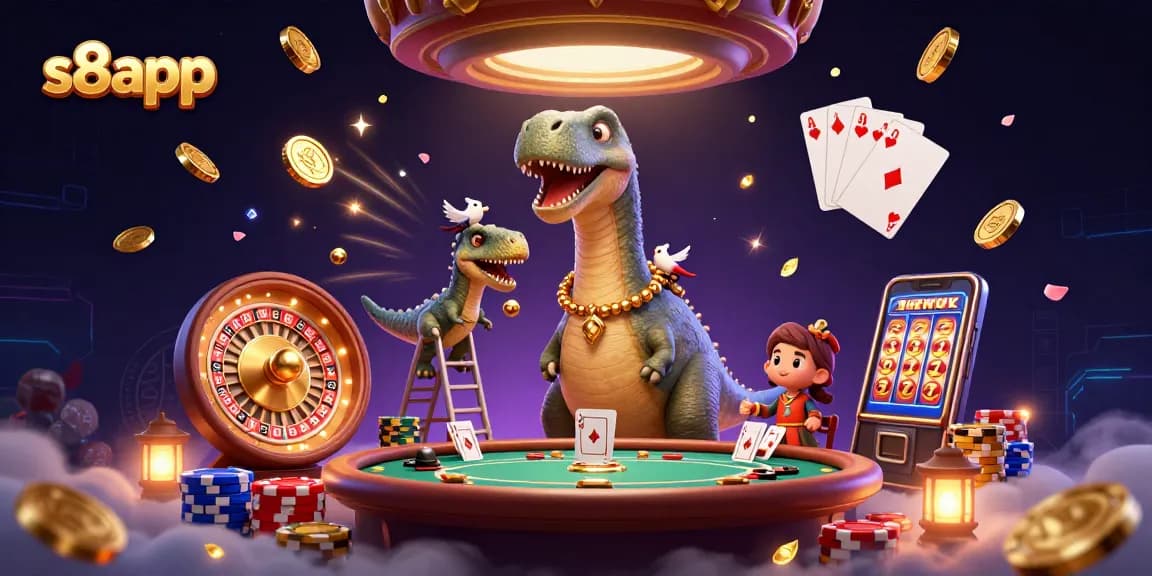 Engage with thrilling s8app gaming experiences featuring vibrant casino elements in action.