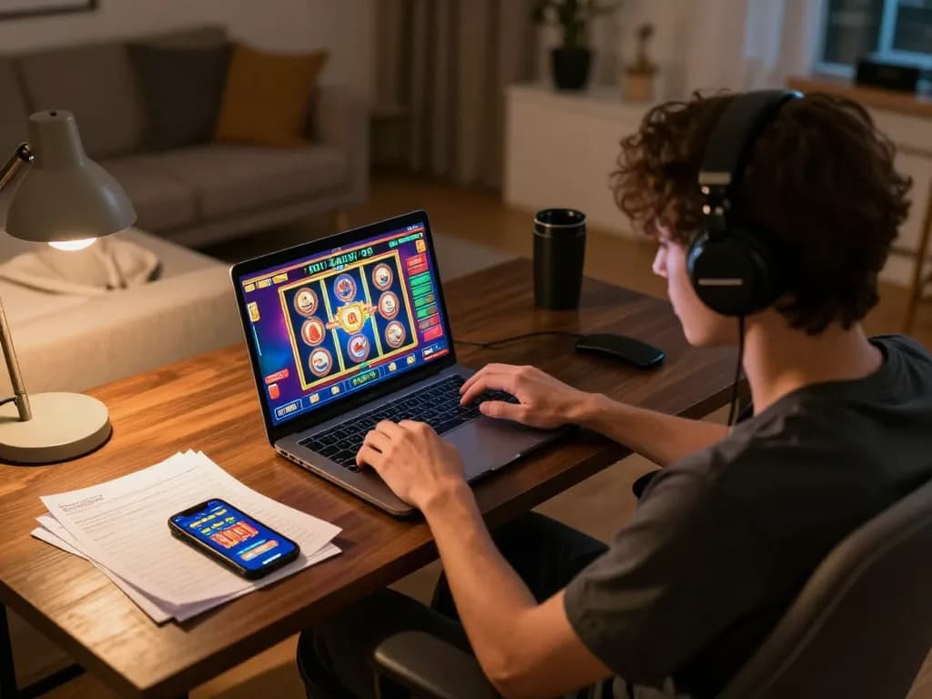 Engaging online gaming scene with luckywin interface displaying exciting slot graphics.