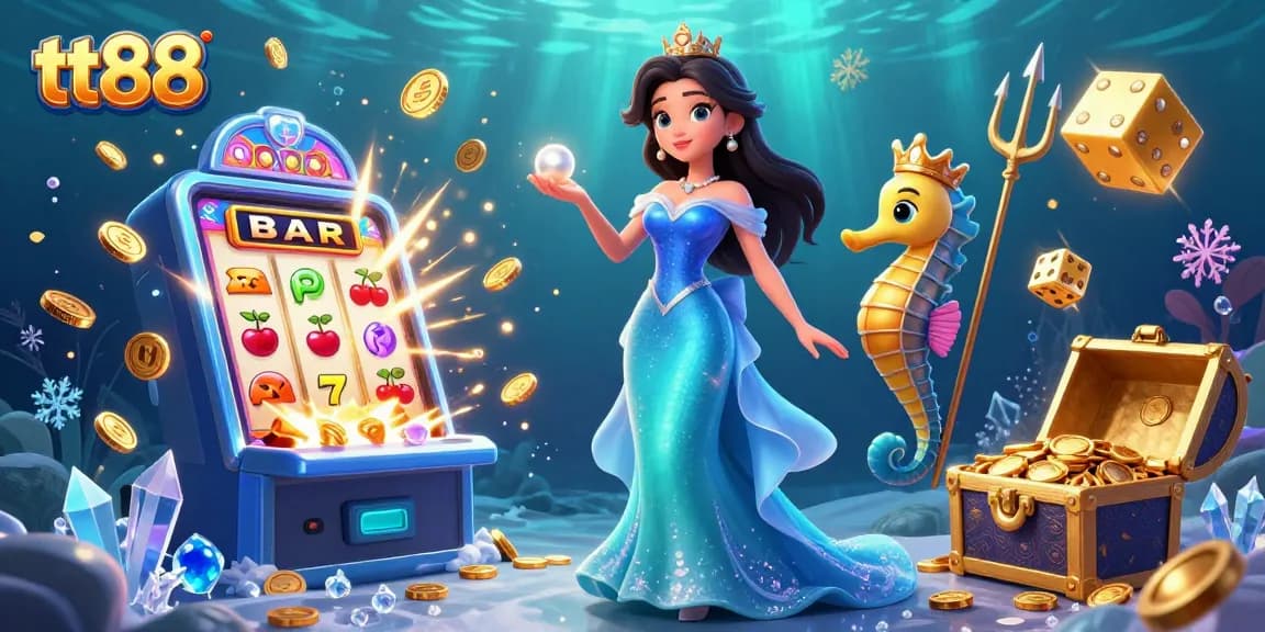 Experience thrilling casino adventures at tt88 with gorgeous characters, jackpot moments, and underwater treasures.