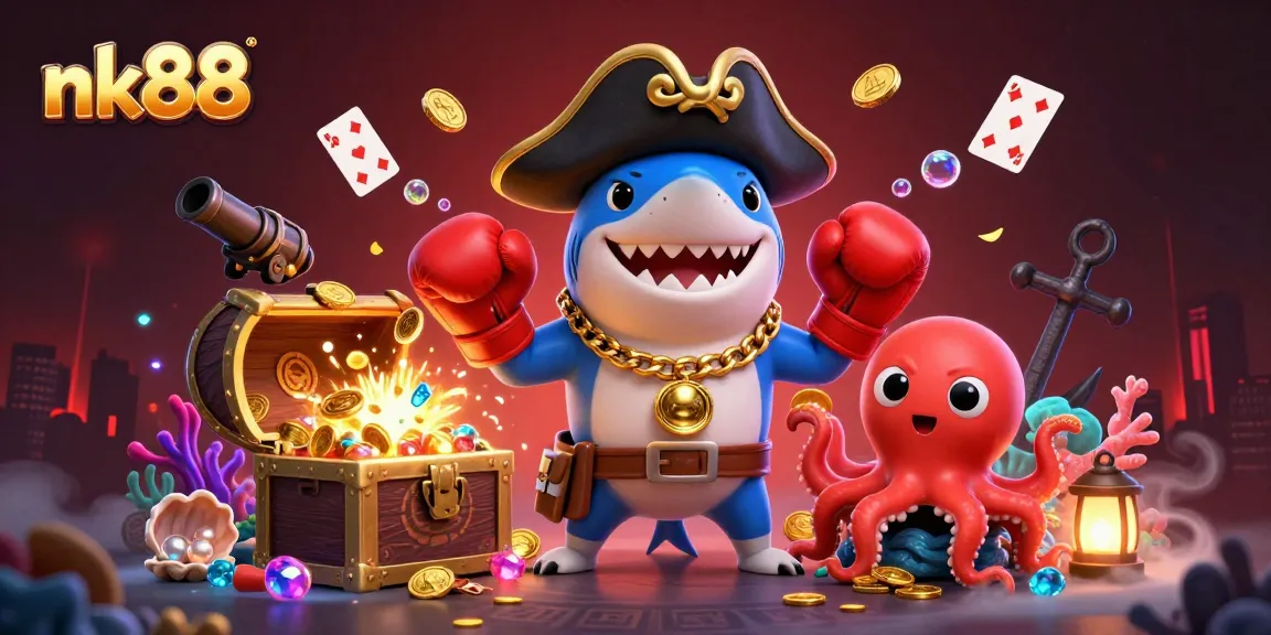 Engage with nk88's thrilling casino experience featuring vibrant characters and games.