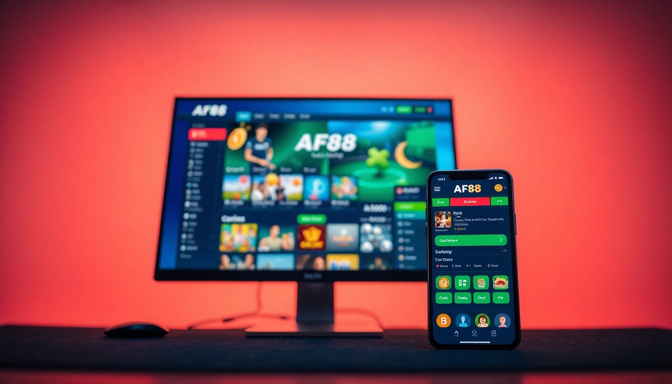 Experience AF88.com with a vibrant and user-friendly interface for online gaming and sports betting.