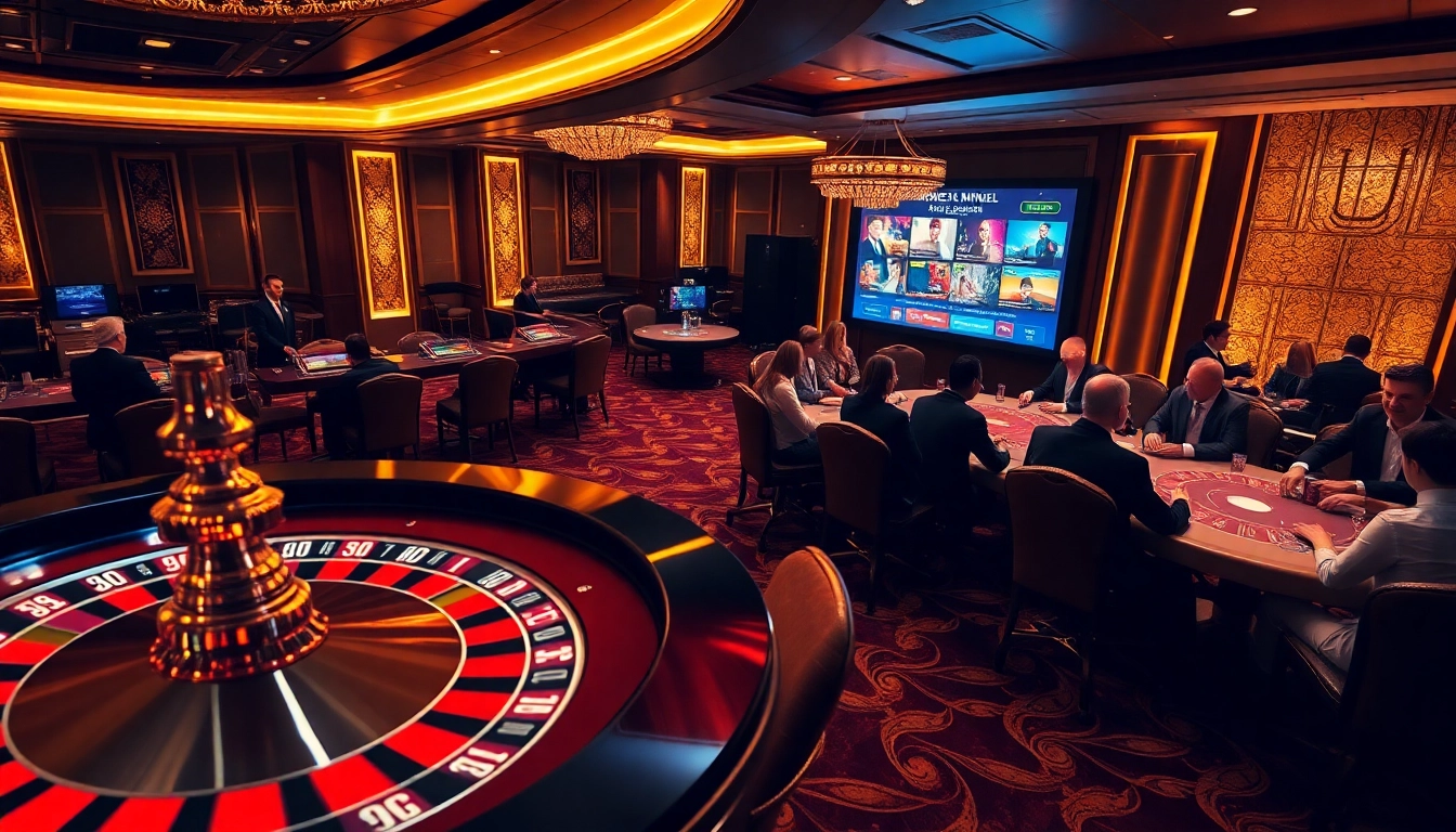 Players engaging at a vibrant casino table, featuring options from https://mm88.in.net/ for an exciting betting experience.