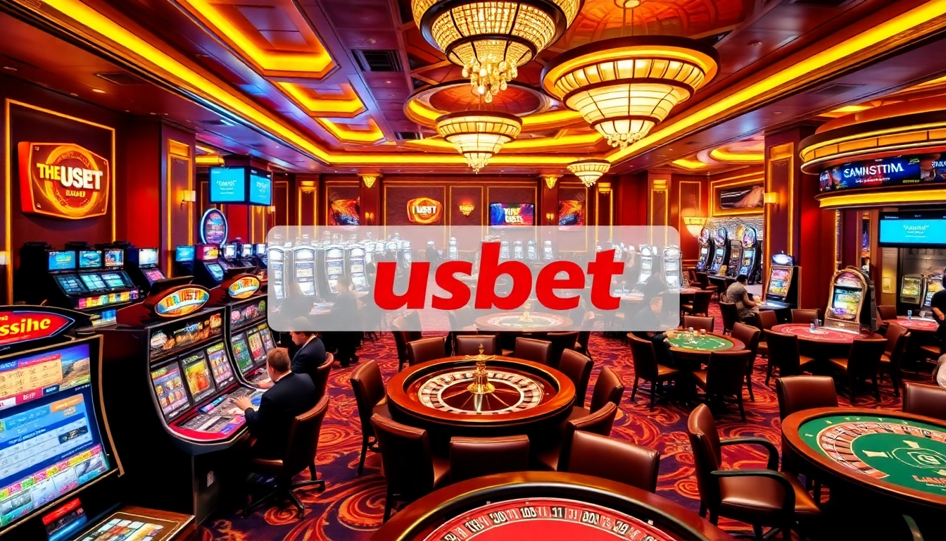 Experience thrilling gameplay at nhà cái usbet with luxurious slots and energetic roulette tables.