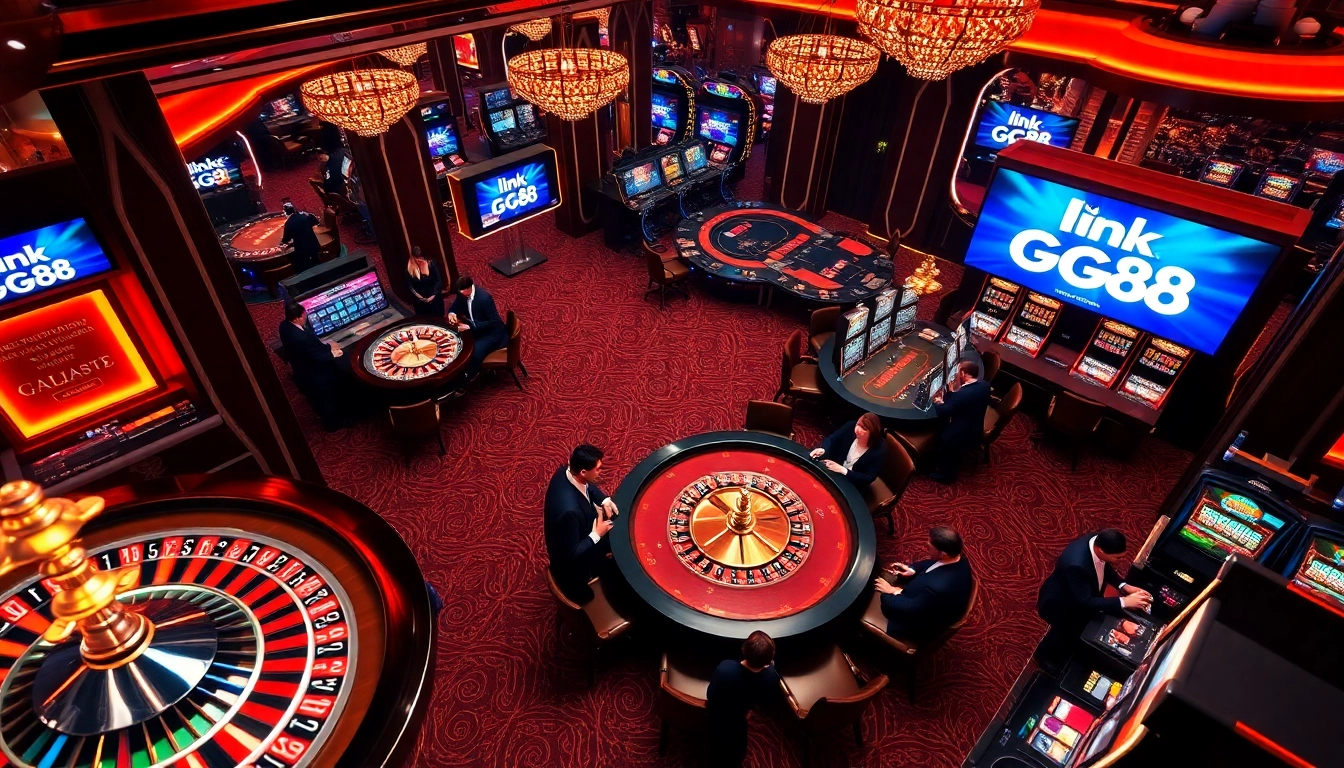 Experience the thrill of gambling at GG88 with exciting casino tables and games.