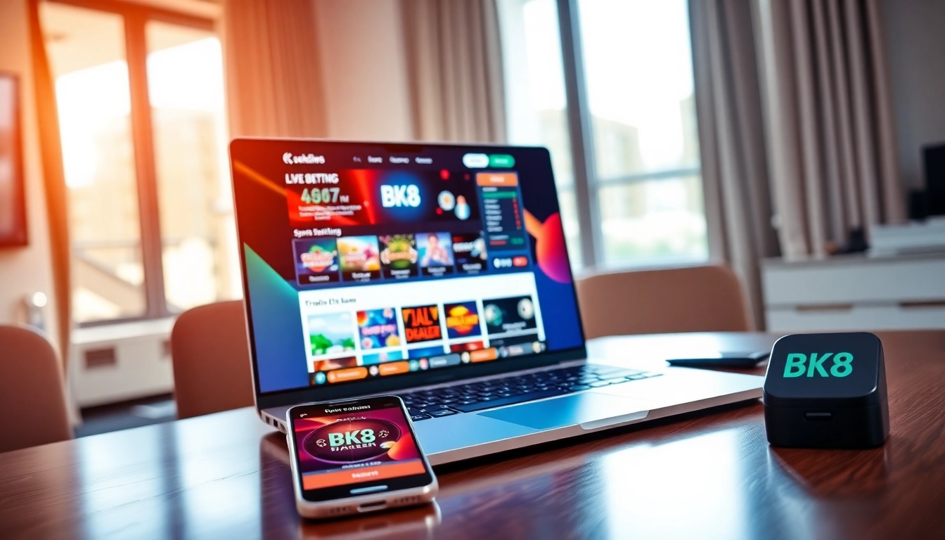 Experience the dynamic online betting interface at bk860s.com featuring casino games and sports betting.