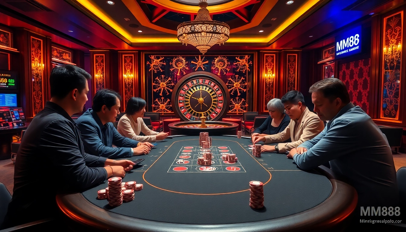 Experience excitement at MM88's poker table, where strategy meets high stakes.