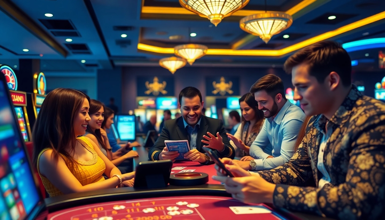 Thrilling gaming experience at tk88win.live with players enjoying online betting.