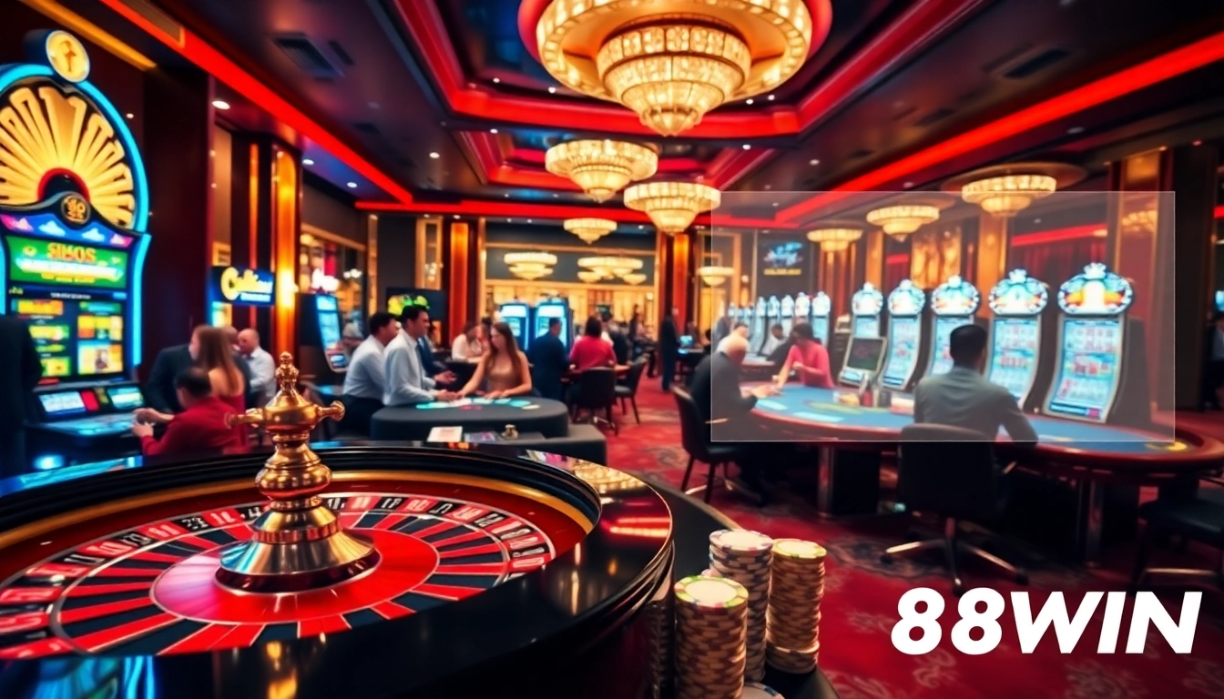 Experience thrilling casino action with 98win as players enjoy table games and slots.