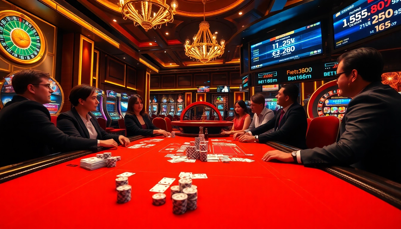 Experience the excitement of online gambling with bet168 com's vibrant casino atmosphere filled with engaging games.