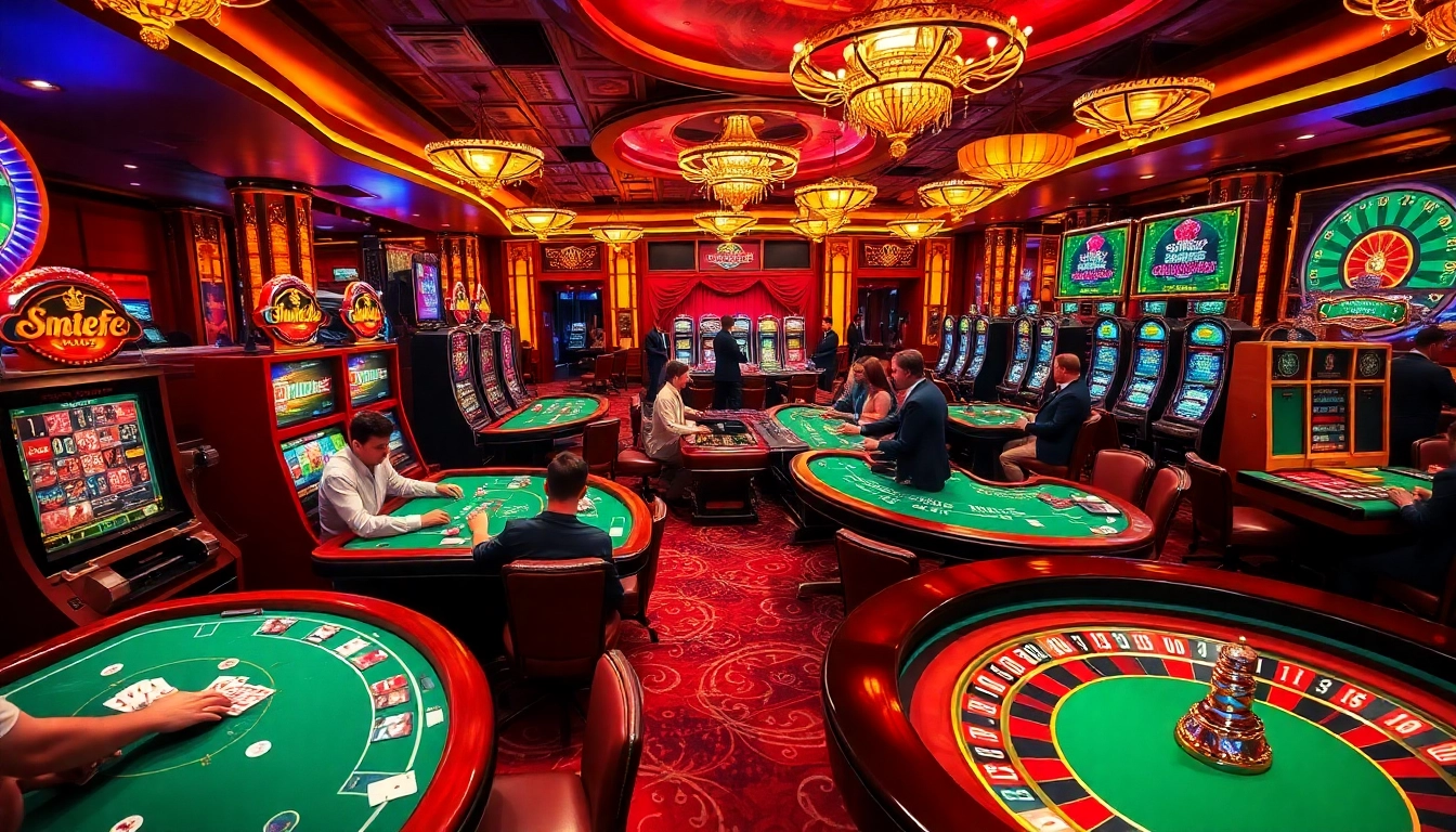 Chơi các trò chơi hấp dẫn tại https://luck8.com với những bàn casino sống động và máy đánh bạc đầy kịch tính.