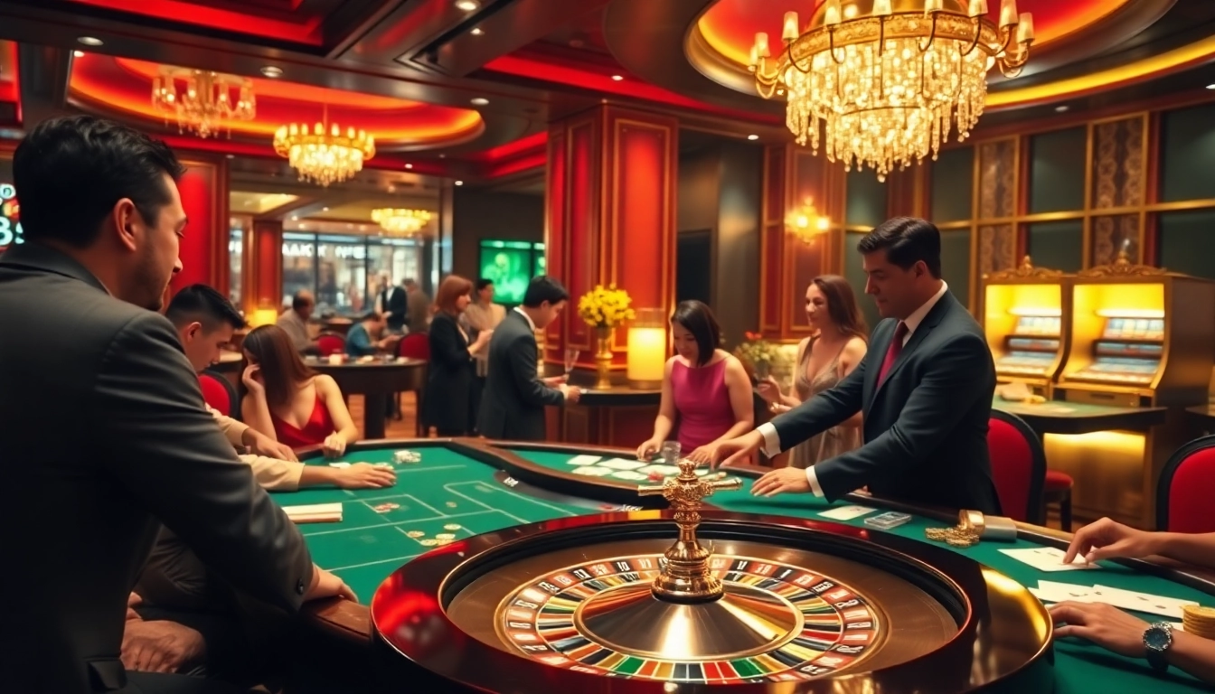 Engaged players thriving in excitement at the mb 88 casino gaming scene.