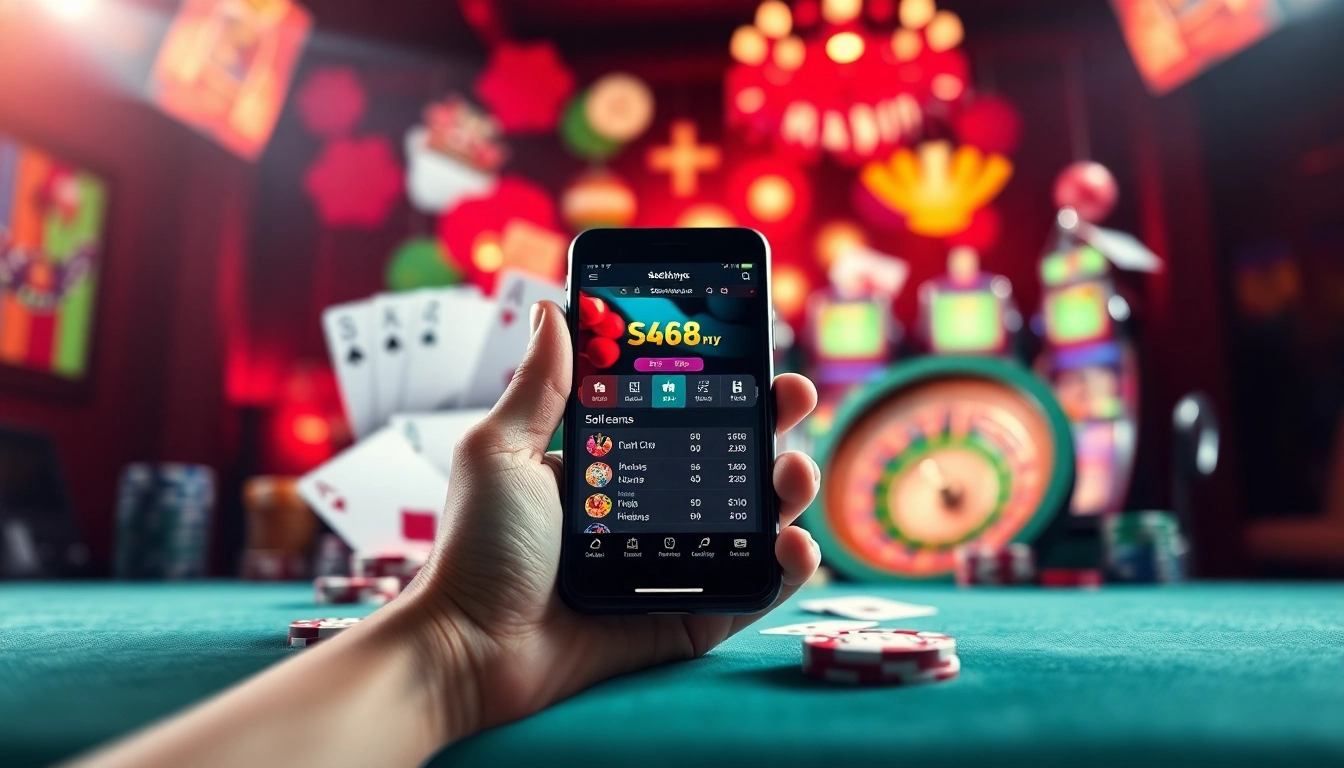 Engaging online betting experience at S666.nyc with vibrant casino elements.