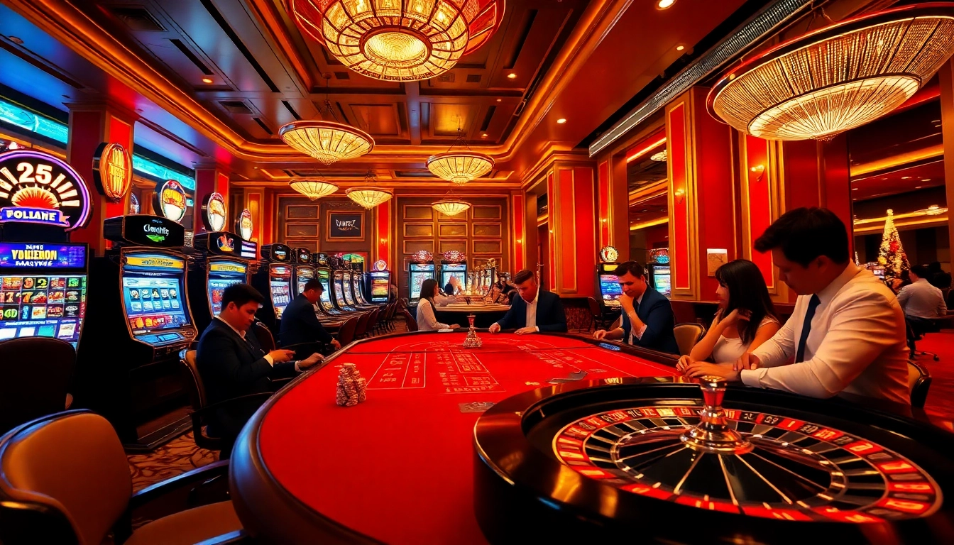 Players enjoying the action at the MK8 casino, focused on thrilling games and excitement.