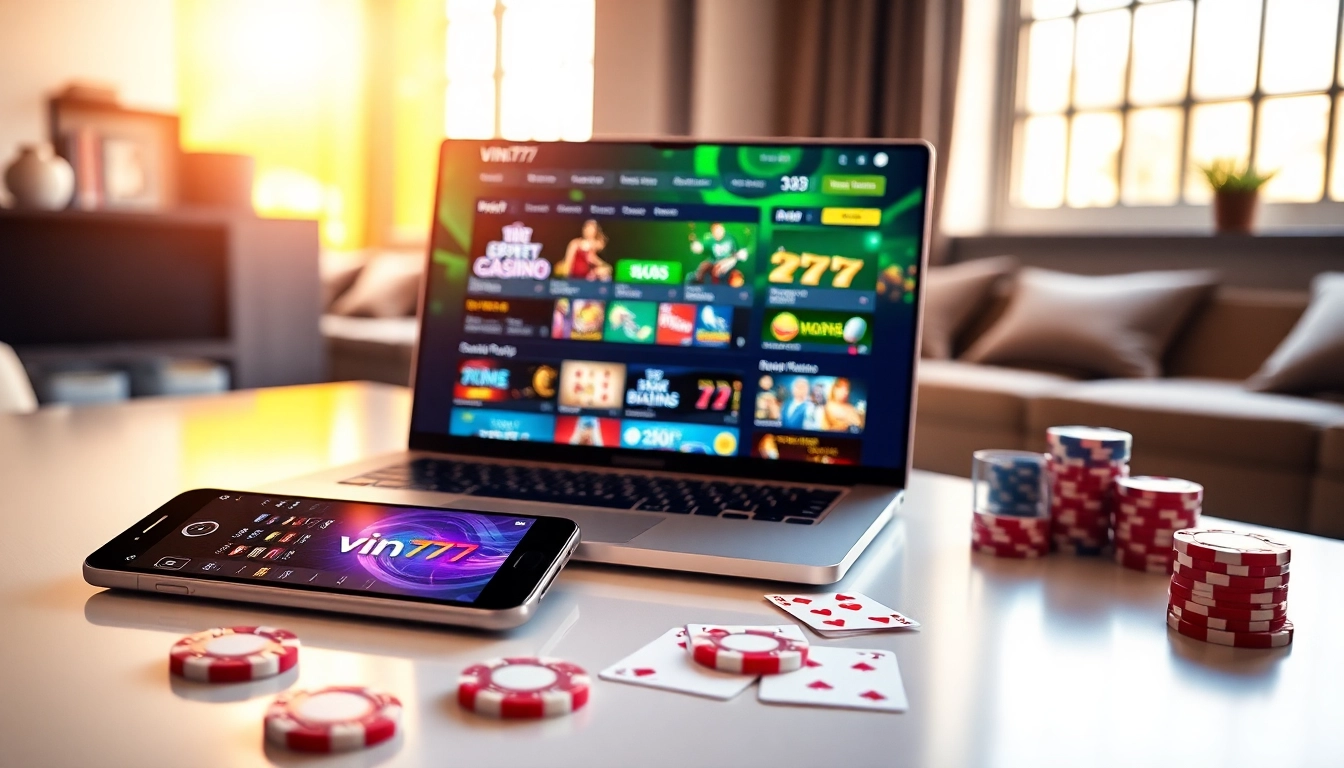 Experience the excitement of online betting at vin777.gb.net with vibrant gaming interface and engaging casino games.