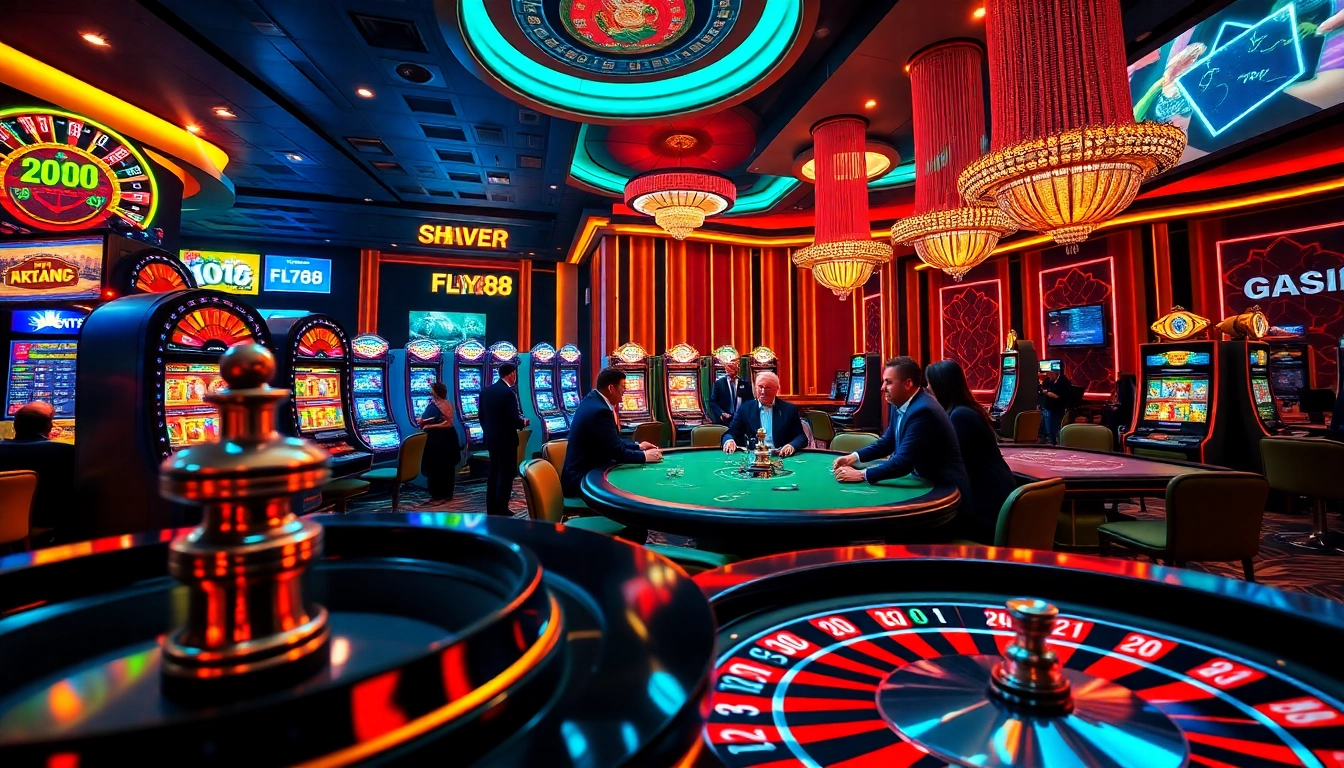 Experience the excitement of trang FLY88 chính thức with vibrant casino elements and engaging players.