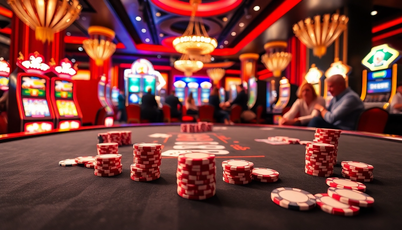 Experience the excitement of betting at dom88.us.com, where poker tables and slot machines shine with luxury.